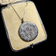 Antique Sterling Silver Floral Pendant Necklace