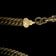 Antique Victorian Gold Fill Pocket Watch Chain & Double Sided Locket Fob: Yellow & Moss Agate