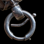Sterling Silver Napier Hollow Link Bracelet With Bolt Clasp