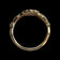 Large 9K Yellow Gold Scottish / Irish Claddagh Ring Size 6 1/4