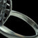 9K White Gold Diamond Round & Baguette Cut Cluster Cocktail Ring Size 6