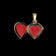 10K Yellow Gold Etched Heart Photo Locket / Pendant