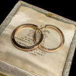 14K Gold Squared Off Hoop Earrings 22mm