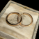 14K Gold Squared Off Hoop Earrings 22mm