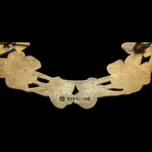 Antique Art Nouveau Guilloché Sterling Silver & Enamel Brooch Floral Theme