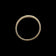 10K Yellow Gold Etched Starburst Domed Band Size 6 1/4