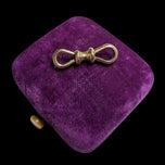 Antique 9K / 9CT Gold Double Ended Dog Clip Albert Watch Chain Watch Fob Connector / Finding