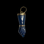 Antique Gold Plated Mano Fico / Figa Protective Amulet Charm