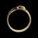 14K Yellow Gold Etched Snake Ring Size 7