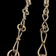 Orno Poland Sterling Silver & Green Stone Textured Chain Modernist