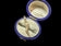 10K Brushed Gold Italian Cornicello Charm / Pendant with Etching