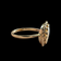 14K Yellow Gold Shell Left Facing Filigree Cameo Ring Size 7