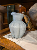 Fenton Smoke Grey Glass Pitcher