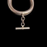 Sterling Silver Large Chain Link Statement Geometric Bracelet