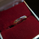 14K White and Yellow Gold Domed Stacker Ring