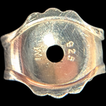 Sterling Silver Native American Turquoise Chandelier Stud Earrings Petit Point Signed