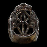 Sterling Silver and Cubic Zirconia Jaguar Ring Size 9