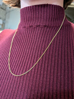 10K Yellow Gold Chain 20" with Lobster Clasp