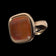 Antique Victorian 9K Rose Gold & Agate Monogrammed Watch Fob / Pendant "CM" (?)
