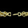 1980's Gold Tone Christian Dior Chain Link Necklace