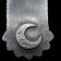 Sterling Silver Arrok Whimsical Eye Pendant - Garnet Cabochon