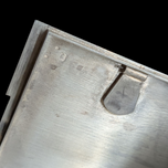 Boucheron of Paris Sterling Silver & 18K Yellow Gold Inlay Compact Case With Mirror