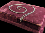 10K Italian White Gold Box Chain 19"
