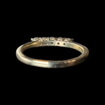 14K Yellow Gold & 5 Diamond Classic Band Size 6.5