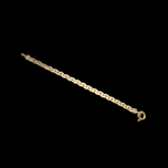 Vintage 14K Yellow Gold 8" Bracelet With Bolt Clasp