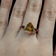10K Yellow Gold Citrine and Garnet Ring Size 6.5