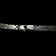 Heavy Sterling Silver Panel Link Necklace 17"
