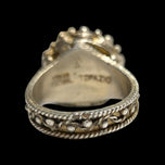 Sterling Silver Poison Ring Size 6 3/4 Made in Portugal by Topazio