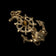 10K Yellow Gold Tiger's Eye Anchor & Wheel Pendant