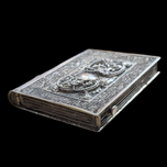 Antique Silver Filigree Book Shaped Trinket Box / Cigarette Case / Card Case