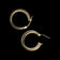 14K Yellow Gold Double Hoop Earrings