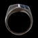 Vintage Mexico 950 Silver Sodalite Necklace, Ring, and Bracelet Set - Ring Size 10
