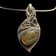 Sterling Silver and Labradorite Art Nouveau Style Pendant Choker Necklace