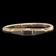 14K White and Yellow Gold Stacker Ring