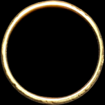 Antique / Deco 10K Yellow Gold Stamped Pinkie / Knuckle Ring Size 3