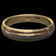 14K Yellow & White Gold Bevel / Etched Band Size 6.5