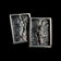 Sterling Silver Modern / Brutalist Fissure / Shadowbox Stud Earrings