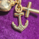 10K Yellow Gold Faith, Hope & Charity Charm Puffy