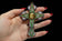 Large Antique Italian Micro Mosaic Cross Pendant - Pope Photo