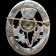 Mizpah Sterling Silver Etched Cairngorms Quartz Scottish Thistle Brooch