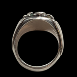 Sterling Silver Navajo Flower 3-D Foliage Ring Size 10 1/4