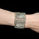 Sterling "S&F" Filigree Storytelling Panel Link Bracelet Asian Figures & Symbols