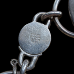 Sterling Silver Niels Erik FROM Amber Cabochon Bracelet Danish Design MCM Denmark