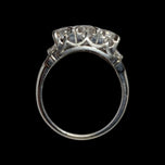 14K White Gold Natural Diamond Ring 1CT TW Size 6 3/4