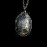 Sterling Silver Birkhardt for Birks Oversized / Large Locket and Chain