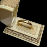 22K Yellow Gold Polished Simple Band Birmingham England Size 6 3/4